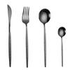 Vajilla de acero inoxidable transfronteriza juego de 4 piezas juego de 5 piezas de cuchillo tenedor cuchara patrón martillado estilo occidental portugués cuchillo y tenedor para bistec traje de vajilla