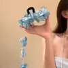 Vacaciones en la playa clip floral de plátano para el pelo pinza de garra floral de dopamina para recogidos en la parte posterior de la cabeza accesorio para el cabello adorno para el pelo