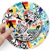 50 pegatinas de hockey sobre hielo, pegatinas decorativas impermeables para libros de cuentas de mano, para deportes de pelota de hockey sobre hielo