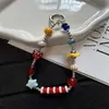Estilo ins, divertido, lindo, cadena para teléfono con cuentas inspirada en la dopamina, charm para bolso, llavero y accesorio al por mayor