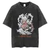 Camiseta Harajuku Streetwear One Piece Estampa Gráfica de Anime t