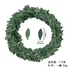 Simulação diy planta verde fio folha verde plástico fio de natal rattan guirlanda videira decoração acessórios atacado