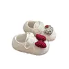 Zapatos de Peluche para Niñas 2026 Nuevas Llegadas de Invierno Zapatos Cálidos de Dibujos Animados tipo Birkenstock Zapatos de Algodón Tipo Frijol Antideslizantes para Caminar de Niños
