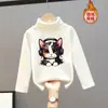 Camiseta Interior de Terciopelo Transfronteriza para Niños y Niñas Otoño e Invierno Engrosada Cálida Todas las Combinaciones Top Primavera y Otoño Nueva Ropa Infantil de Manga Larga