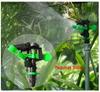 4 pontos balanço plástico baloiço rotativo bico aspersor ângulo controlável gramado jardinagem aspersor fonte de resfriamento água