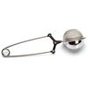 Colador de té de acero inoxidable 304 con asa, colador de té redondo a juego, colador de té chapado en oro, pinza para té, tetera en stock