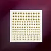 Transfronterizo 180 3 piezas 4/chapado en plata/chapado en oro calcomanías joyería falsa de perforación Amazon temu venta caliente