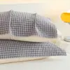 Funda de Almohada de Gasa de Algodón Puro, Funda de Almohada Suave de Alta Gama, Antideslizante para Adultos, Sin Pelusa, Para Estudiantes Nuevos, Pareja, Funda de Algodón