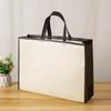 Bolsa de Mano de Tela No Tejida Recubierta de Color Sólido Ropa Lista para Usar Bolsa No Tejida Educación Escolar Bolsa Publicitaria Logo Impresión Expedita