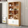 Armario para Vino contra la Pared en la Sala de Estar, 2026 Estilo Madera Original para Uso Doméstico Estante de Vino Multicapa de Pie Armario de Almacenamiento