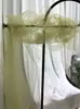 Tecido de malha para modelagem médio-rígido na cor violeta, malha para saia bufante DIY, tecido para decoração de cena de véu, verde escuro