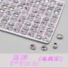 Lote Completo de Puntas de Manicura K9 Rosa Claro de Alta Calidad, Diamante Inferior Completo, Brillo Especial para la Punta del Dedo, Diamante de Vidrio Decorativo para Manicura
