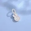 Plata Pura 999 Flor de Campana Ábaco Calabaza Zodiaco Dragón Pulsera de Cuerda Roja DIY Accesorios Llavero Accesorios de Joyería