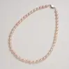 Bestseller transfronterizo collar de cadena para clavícula de perla de amazonita natural borla tallada de nácar blanco collar de piedra energética joyería para mujer