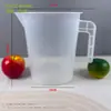 Taza medidora de PC de grado alimenticio de fábrica para tiendas de té de leche, Taza medidora de plástico con escala, Gran capacidad, Múltiples especificaciones, con tapa, Cilindro medidor comercial