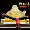 Nuevo Adorno Decorativo para el Interior del Coche Buda Maitreya Vehículo Buda Sonriente Panzón Centro de Consola de Seguridad