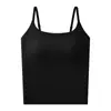 Camisola de Verano Nuevo Estilo de Seda de Hielo con Espalda Cruzada, Ligera y Transpirable, con Copas Fijas y Efecto Refrescante, Camisola para Mujer 3102