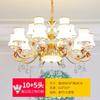 Lustre de sala de estar de edifício duplex estilo europeu atmosfera de luxo lâmpada de cristal lâmpada de escada de villa lâmpada de hall de entrada de edifício central