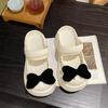 Internet Celebrous Slip-on Feeling Baotou Chinelos Feminino Verão 2024 Nova sola grossa Cave Shoes Non-slip Estilo francês preto Cool Shoes