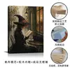 Pintura decorativa de fantasma de lectura más vendida de Amazon serie de Halloween pintura sin marco dormitorio sala de estar arte pintura para colgar