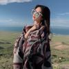Estilo Étnico Yunnan Qinghai Xizang Turismo Foto Chal de Cachemira Dividido Capa Oversize Bufanda Cálida Moda de Mujer