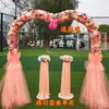 Novo Arco Europeu Cerimônia de Casamento Vitrine de Casamento Adereços Cerimônia de Abertura Suprimentos para Festivais Flor de Seda Arco de Flores