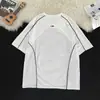 2025 Camiseta de Baloncesto de Malla de Secado Rápido de Manga Corta Estilo Retro Americano para Hombre y Mujer Tops de Calle de Moda