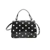 Bolso casual de lunares para mujer, nuevo bolso de hombro moderno y versátil 2026, bolso cuadrado pequeño elegante y a la moda