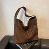 Bolsa de Couro de Leopardo de Luxo para Mulheres 2026 Outono e Inverno Novo Estilo Versátil Ombro Moda Bolsa de Braço Bolsa Tote