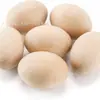 Huevos de Imitación de Madera Huevos de Pascua Juguetes para Niños Huevos de Gallina Falsos Huevos Pintados con Graffiti DIY Materiales Didácticos para Jardín de Infancia