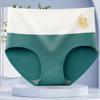 Ropa Interior de Cintura Alta para Mujer Entrepierna de Algodón Antibacteriana Levanta Vientre Cadera Talla Grande Sin Costuras Transpirable Cuatro Estaciones Calzones de Algodón Puro