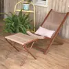 Sillón Yunqi auténtico para balcones y patios exteriores, silla de ocio con respaldo, silla de ratán, silla reclinable, popular en alojamientos vacacionales en línea, mesa y silla plegables