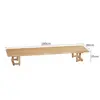 Mesa de Té y Sillas de Madera Maciza Estilo Japonés Tatami Combinación Mesa de Café Baja para Ventana Saliente de Balcón Mesa de Té para el Hogar Mesa de Té Zen Kung Fu