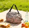 Nova Bolsa de Ombro Dobrável para Viagem Bolsa de Armazenamento Portátil Espessa Sacola de Compras Ecológica para Supermercado