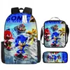Mochila Sonic Transfronteriza Gran Capacidad Mochila Escolar para Estudiantes Mochila Escolar de Anime Sonic Transfronteriza