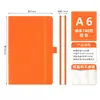 Caderno de Exportação Transfronteiriça A5 com Elástico, Caderno A6 com Elástico Personalizado, Caderno de Negócios Simples em PU - Em Estoque para Atacado
