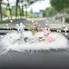 Decoraciones Creativas de Alta Gama Seleccionadas Cuidadosamente para el Interior del Coche con un Modelo de Diosa Ciervo Pequeño para el Tablero