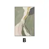 Pintura de Parede para Fundo de Sofá, Sentido de Luxo Verde, Corredor de Entrada, Corredor, Pintura a Óleo, Textura Abstrata, Pintura Decorativa para Sala de Estar