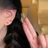 Conjunto Requintado de Seis Pares de Brincos de Zircônia para Mulheres Que Podem Ser Usados ao Dormir, Pequenos e Simples, Doces e Elegantes, Brincos de Nicho e Versáteis