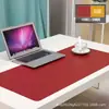 Alfombrilla de Ratón de Cuero PU Alfombrilla Grande para Escritorio Alfombrilla de Escritura para Escritorio de Oficina Doble Cara Utilizable Tamaño Grande Alfombrilla de Ratón Dos Tonos Se Puede Hacer Logo