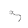 Gaibei Anillo de Nariz Clásico Transfronterizo Europeo y Americano Barra en S Clavo de Nariz Estrella de Cinco Puntas Circonita Joyería para Piercing Venta al por Mayor