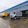 Cabina de gran espacio de doble propósito para personal y materiales, fuerte capacidad de carga, vehículo para el transporte simultáneo de personal de ingeniería de campo y materiales