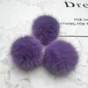 Pompones de Piel Sintética de Visón al por Mayor para Cojines, Decoración de Cortinas, Pompones Creativos de Bricolaje, Pompones Pequeños de 5 cm, Accesorios para Ropa y Sombreros