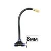 Accesorios Adaptador de Dispositivo de Riego Automático de Conexión Rápida de 8 mm Conector Recto de Tres Vías Codo Herramienta de Riego Sistema de Humidificación y Refrigeración
