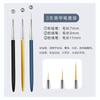 Cross-border novas ferramentas japonesas de escova de unhas 3 PCs terno atacado metal caneta vara pintado traços flor caneta desenho