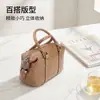Bolso Clásico Tipo Almohada Nuevo Arrugado para Hombre y Mujer Capa Superior Piel de Vaca Curtida al Vegetal Bolso de Mano Casual Versátil Textura de Alta Calidad Bolso Cruzado