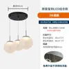 Lustre Redondo Simples Escandinavo para Mesa de Cabeceira Criativo Estiloso para Restaurante Sala de Estar Lustre para Casa Duplex Loft Escada