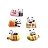 Accesorios Lindos de Panda de Resina para DIY Funda de Teléfono Pasador Vaso de Agua Tablero de Coche Pegatina Materiales al por Mayor