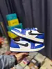 Zapatos Aj1 Obsidian Negro y Blanco Panda para Hombre y Mujer Negro Rojo Gris Blanco Negro Bajos Otoño e Invierno de Caña Baja Casual Pareja Zapatos Deportivos