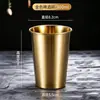 Taza de acero inoxidable 304 de Amazon transfronteriza, taza de cerveza estilo ins, taza para jugo y bebidas frías, vaso de agua de una sola capa para camping